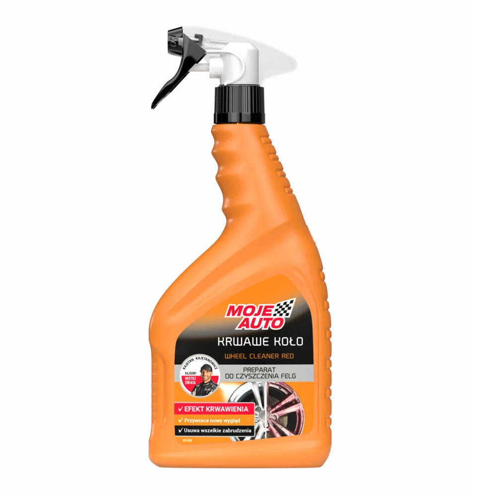MOJE AUTO Środek do mycia felg Krwawe Koło · 700 ml - zdjęcie modelu