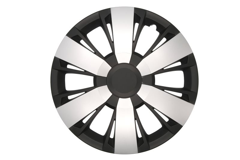 MAMMOOTH Kołpaki Omega 15″ · kolor czarny/srebrny · komplet 4 szt. - zdjęcie modelu