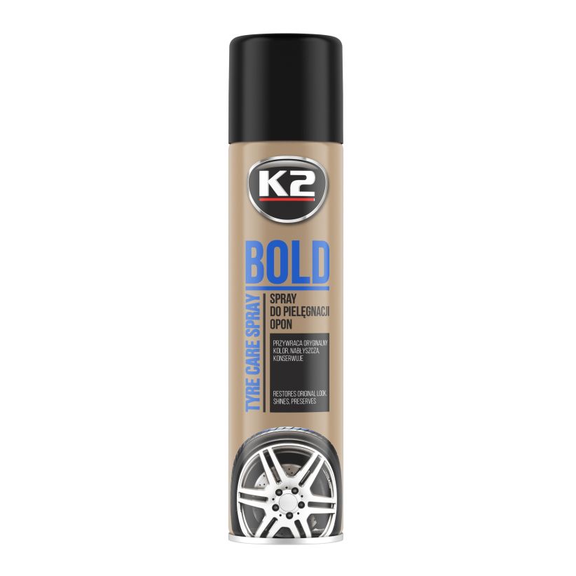 K2 Nabłyszczacz do opon w aerozolu · 600 ml - zdjęcie modelu